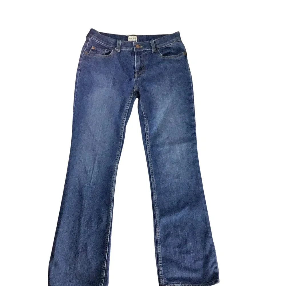 Est 89 Place Girls Bootcut Stretch Denim Jeans Blue Size 14 5 Pocket Style‎